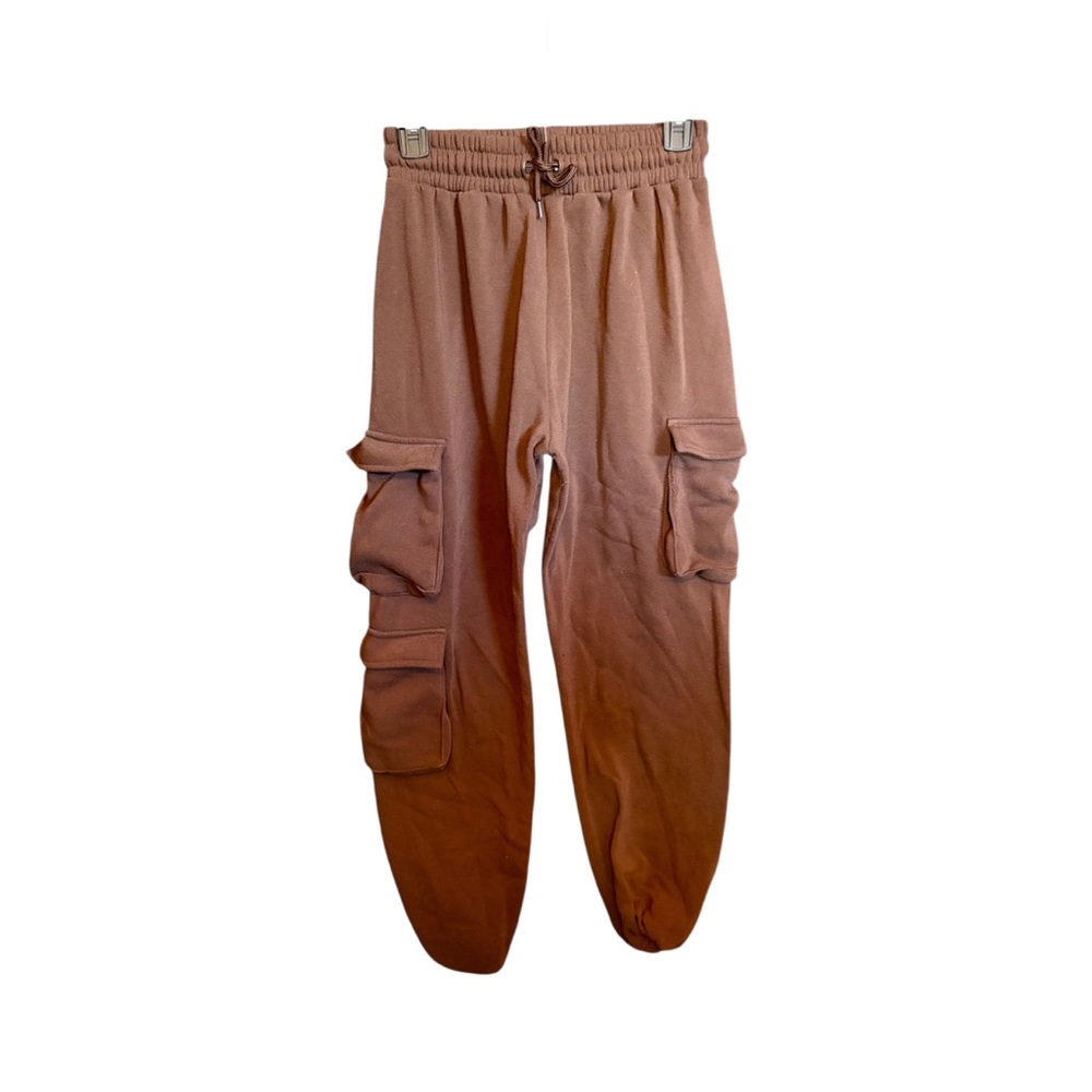 Brown Cargo Joggers